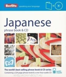 Berlitz japán szótár és CD Japanese Phrase Book & CD (2012)