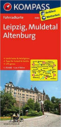 3084. Leipzig, Muldetal, Altenburg kerékpáros térkép 1: 70 000 Fahrradkarten (2012)