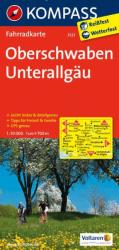 3123. Oberschwaben, Unterallgäu kerékpáros térkép 1: 70 000 Fahrradkarten (2010)