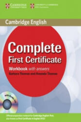 COMPLETE FIRST CERTIFICATE WORKBOOK WITH ANSWERS+CD - Amanda Thomas, Barbara Thomas (ISBN: 9780521698320)