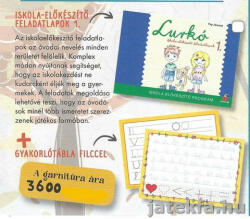Lurkó Iskola - előkészítő feladatlapok I (ISBN: 9786155581519)