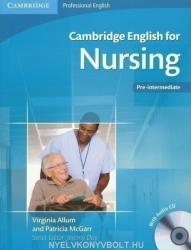 Cambridge English for Nursing Pre-Intermediate Student's Book with Audio CD (ISBN: 9780521141338)