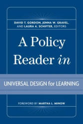 Policy Reader in Universal Design for Learning - Jenna W. Gravel, Laura A. Schifter (ISBN: 9781934742389)