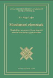 Mondattani elemzések (ISBN: 9789634092445)