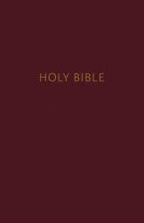 NKJV, Pew Bible, Large Print, Hardcover, Burgundy, Red Letter, Comfort Print - Thomas Nelson (ISBN: 9780718095635)