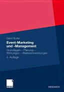 Event-Marketing Und -Management - Gerd Nufer (2011)