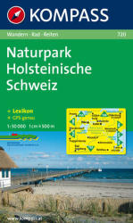 720. Naturpark Holsteinische Schweiz turista térkép Kompass (2009)