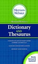 MerriamWebster's Dictionary and Thesaurus (ISBN: 9780877793526)