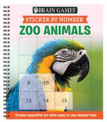 Sticker by Number: Zoo Animals - Brain Games, New Seasons (ISBN: 9781645581703)
