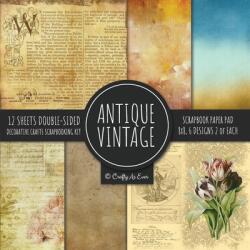 Antique Vintage Scrapbook Paper Pad 8x8 Decorative Scrapbooking Kit Collection for Cardmaking, DIY Crafts, Creating, Old Style Theme, Multicolor Desig (ISBN: 9781951373023)