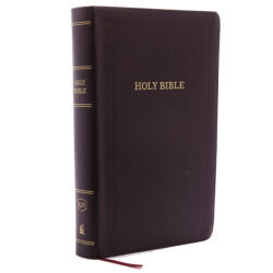 KJV Holy Bible, Personal Size Giant Print Reference Bible, Burgundy Bonded Leather, Thumb Indexed, 43, 000 Cross References, Red Letter, Comfort Print: - Thomas Nelson (ISBN: 9780785215554)