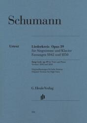 LIEDERKREIS OP. 39 FÜR SINGSTIMME UND KLAVIER FASSUNGEN 1842 UND 1850 URTEXT (ISBN: 9780201805505)