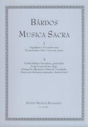 MUSICA SACRA II/1 EGYNEMűKARRA KARÁCSONYI ÉS HÚSVÉTI ÜNNEPKÖR (ISBN: 9786400158053)