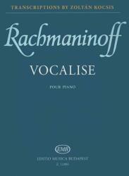 VOCALISE POUR PIANO (TRANSCRIPTION KOCSIS ZOLTÁN )OP. 34 NO. 14 (ISBN: 9786310208046)