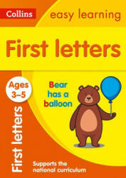 First Letters Ages 3-5 - Collins Easy Learning (ISBN: 9780008387884)