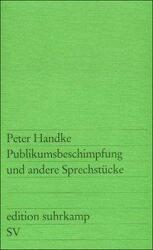 Insultarea publicului și alte piese (ISBN: 9783518101773)