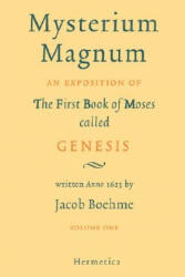 Mysterium Magnum - Jacob Boehme (ISBN: 9781597312141)