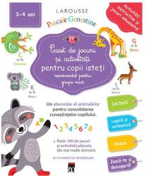 Caiet de jocuri si activitati pentru copii isteti 3-4 ani grupa mica - Larousse (ISBN: 9786068905167)