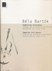 Bartók Béla: Bartók Béla: Román népi táncok - csellóra, zongorakísérettel (ISBN: 9780008010058)
