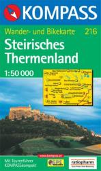 216. Steirisches Thermenland turista térkép Kompass 1: 50 000 (2006)