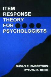 Item Response Theory (ISBN: 9780805828191)