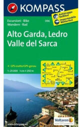 Alto Garda / Val di Ledro turistatérkép - KOMPASS 096 (2011)