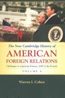 The New Cambridge History of American Foreign Relations (ISBN: 9781107536135)