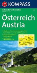 308. Österreich, 1: 300 000 térkép autós (2010)