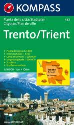 482. Trient/Trento, 1: 10 000 várostérkép (2010)