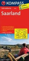 3092. Saarland kerékpáros térkép 1: 70 000 Fahrradkarten (2011)