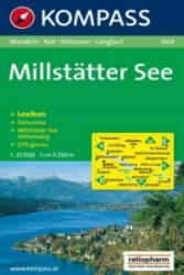 066. Millstatter See turista térkép Kompass 1: 25 000 (2010)