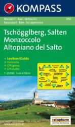 055. Tschögglberg turista térkép Kompass 1: 25 000 (2009)