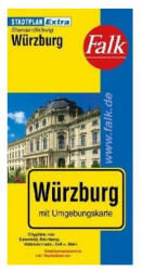 Würzburg várostérkép Falk Würzburg térkép (2011)