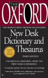 The Oxford New Desk Dictionary and Thesaurus - Oxford University Press (ISBN: 9780425228623)