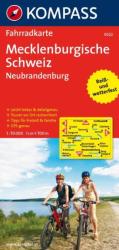3022. Mecklenburgische Schweiz, Neubrandenburg kerékpáros térkép 1: 70 000 Fahrradkarten (2010)