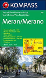 481. Meran/Merano, 1: 8 000 várostérkép (2009)