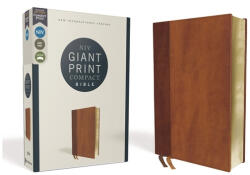 Niv, Giant Print Compact Bible, Leathersoft, Brown, Red Letter Edition, Comfort Print (ISBN: 9780310454731)