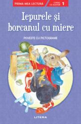 Iepurele si borcanul cu miere. Poveste cu pictograme. Citesc cu ajutor (ISBN: 9786063350559)