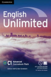 English Unlimited Advanced Coursebook with e-Portfolio and Online Workbook Pack - Adrian Doff, Ben Goldstein, Maggie Baigent (ISBN: 9781107615113)