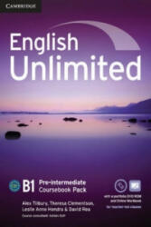 English Unlimited Pre-intermediate Coursebook with e-Portfolio and Online Workbook Pack - Alex Tilbury, Theresa Clementson, Leslie Anne Hendra, David Rea, Maggie Baigent, Chris Cavey, Nick Robinson (ISBN: 9781107685796)