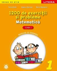 Matematică. 1200 de exerciţii şi probleme pentru clasa I (ISBN: 9786063309113)