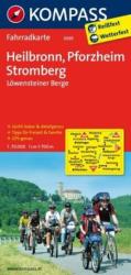 3095. Heilbronn, Pforzheim, Stromberg, Löwensteiner Berge kerékpáros térkép 1: 70 000 Fahrradkarten (2011)
