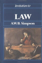 Invitation to Law - A. W. B. Simpson (ISBN: 9780631145387)