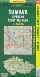SC 35. Sumava, Trojmezi turista térkép Shocart 1: 50 000 (ISBN: 9788072241729)