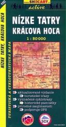 SC 1102. Alacsony Tátra, Király hegy turista térkép 1: 50 000 (ISBN: 9788072244805)
