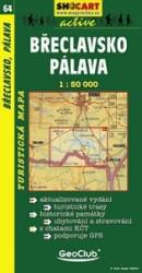 SC 64. Breclavsko, Palava turista térkép Shocart 1: 50 000 (ISBN: 9788072241583)