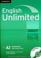 English Unlimited Elementary Self-study Pack (Workbook with DVD-ROM) - Maggie Baigent (ISBN: 9780521697743)