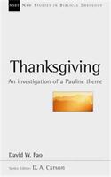 Thanksgiving - An Investigation Of A Pauline Theme (ISBN: 9780851112725)