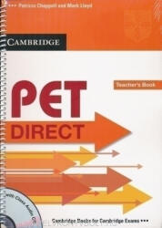 Patricia Chappell, Mark Lloyd: Cambridge PET DIRECT Teacher's Book with Class Audio CD (ISBN: 9780521167161)