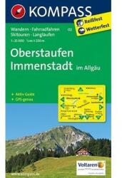 02. Oberstaufen turista térkép Kompass 1: 25 000 (2012)